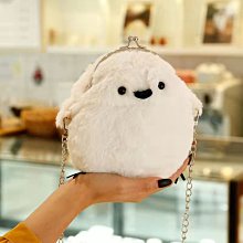 ????可愛毛絨小包包女2018冬季新款毛毛聖誕老人單肩包插件超火斜挎包 歷史價格詳細信息