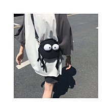 搞怪醜萌小包包 女2024新款包包 卡通可愛塗鴉小方包 純色簡約單肩斜挎包-李李 韓國女裝 歷史價格詳細信息