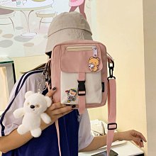 新品現貨 韓版百搭 小包包流行簡約字母寬頻斜背包個性ins小方包女-李李 韓國女裝 歷史價格詳細信息