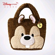 迪士尼奇奇蒂蒂包包女大容量大學生上課包可愛毛絨單肩託特包 歷史價格詳細信息