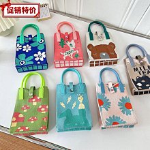 小熊卡通可愛手提包包 小衆輕奢包包 女2024新款  女士斜挎單肩包 時尚百搭 可愛卡通 大容量託特包-李李 韓國女裝 歷史價格詳細信息