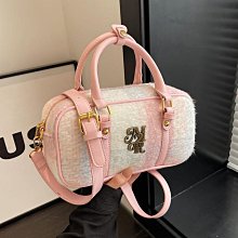 大容量包包女韓版新款潮時尚百搭油畫手提大包寬肩帶單肩斜背包側背包--麥包包 歷史價格詳細信息