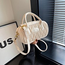 洋氣百搭褶皺雲朵包包女2024潮高級質感純色腋下包包單肩斜挎包包-李李 韓國女裝 歷史價格詳細信息