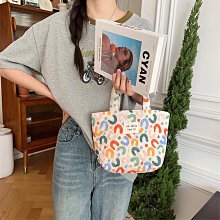 通勤可愛卡通米奇公仔手提單肩托特包休閑大容量2024新款帆布布包 歷史價格詳細信息