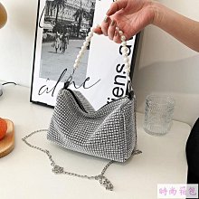 aw大王水鉆包包2021夏新款潮滿鉆鉆石包腋下單肩斜挎女包手提包女-百貨 歷史價格詳細信息