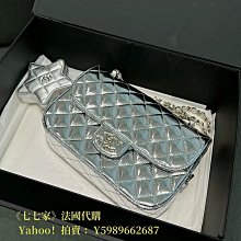 【歐歐代購】CHANEL 香奈兒 20 CF金 球 方胖子 藍色斜挎包 鏈條包 AS1787 歷史價格詳細信息