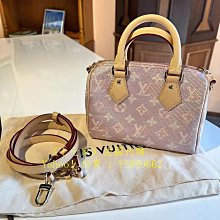 LV【SPEEDY BANDOULIÈRE 20 手袋 】m46594 46234 粉色尼龍肩帶 歷史價格詳細信息