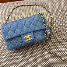 【歐歐代購】CHANEL 香奈兒 20 CF金 球 方胖子 藍色斜挎包 鏈條包 AS1787 歷史價格詳細信息