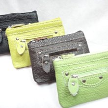 【零錢包】鑰匙包 收納包 牛皮圓形零錢袋 扣式開合／多色可選 歷史價格詳細信息