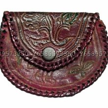 民俗風零錢包 口金包 真皮手拿包  原民風零錢包 歷史價格詳細信息
