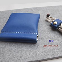 藍皮具真皮手工錢包男士短款小錢包潮流時尚多卡位頭層牛皮小卡包,特價新店促銷 歷史價格詳細信息