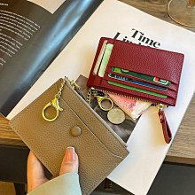 錢包卡包二合一體包女短款小眾復古日韓簡約時尚百搭折疊零錢皮夾~特價 歷史價格詳細信息
