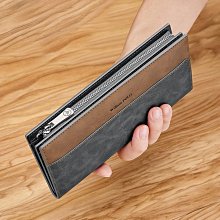 現貨 快速發貨 特價男士錢包短款2024新款真皮駕駛證卡包一體多功能男式皮夾爆款牛皮 歷史價格詳細信息