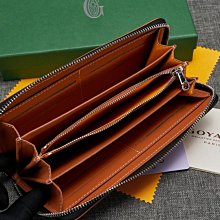 GOYARD 新款PLUMET系列白綠斜紋帆布LOGO翻蓋扁斜背包 (黑色) 歷史價格詳細信息