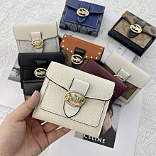 【COACH】女生 短夾 滿版PVC緹花LOGO 女款 扣式 皮夾(Coach CH387 CF472) 歷史價格詳細信息