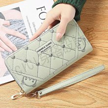 錢包女長款 拉鍊長夾包 手機包 韓版時尚錢夾 大容量零錢包 手拿包 皮夾女【CICI穿搭設計室】 價格比較,價格查詢,歷史價格詳細信息