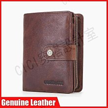 真皮錢包男士牛皮零錢包休閒短款油蠟皮皮夾男三折包 短夾 歷史價格詳細信息