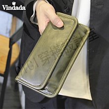 男包瘋馬皮復古男士手拿包簡約拉鏈頭層牛皮創意商務信封手抓包 歷史價格詳細信息