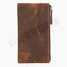復古瘋馬皮真皮拉鍊零錢包 拉鏈包 皮包 錢包 卡片包 收納包 (18L-118)-麥包包 歷史價格詳細信息