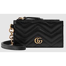 GUCCI  GG MARMONT黑色短夾，全新義大利帶回 歷史價格詳細信息