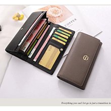 牛皮長款錢包女多功能大容量手包2022新款韓版拉鏈真皮女士錢夾包~特價 歷史價格詳細信息