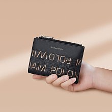 英皇保羅真皮錢包女新款2022爆款短款簡約零錢包駕駛證錢卡一體包~特價 歷史價格詳細信息