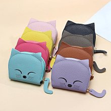 錢包卡套女青年PU橫款全新純色繡線可攜式學生翻蓋磁扣可愛百搭小包 歷史價格詳細信息