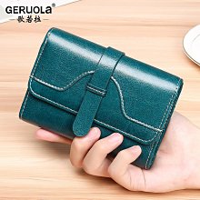 卡包零錢包一體女短款ins簡約森系超薄學生韓版復古拉鏈折疊錢夾~特價 歷史價格詳細信息