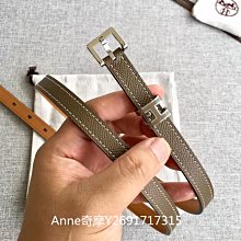 二手正品 愛馬仕Hermes 奶茶灰玫瑰金clip h 手鐲 PM小號16.8厘米 現貨 歷史價格詳細信息