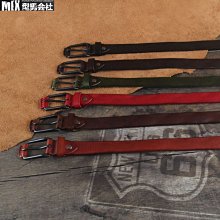 【型男會社】0423 QYG 手工編織頭層牛皮細腰帶女文藝復古針扣小皮帶懶人無孔腰帶免打孔女款通用皮帶 歷史價格詳細信息