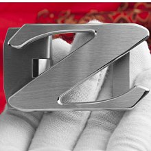 不銹鋼自動扣皮帶頭扣頭男士腰帶扣頭配件V字母3.5cm內徑休閑韓版，特價 歷史價格詳細信息