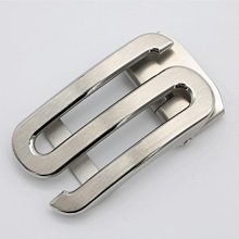不銹鋼自動扣皮帶頭扣頭男士腰帶扣頭配件V字母3.5cm內徑休閑韓版，特價 歷史價格詳細信息