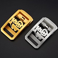 不銹鋼自動扣皮帶頭扣頭男士腰帶扣頭配件V字母3.5cm內徑休閑韓版，特價 歷史價格詳細信息