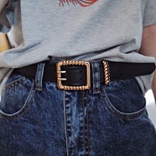 【熱賣精選】皮帶女真皮頭層牛皮純銅實心方扣皮帶女裝飾簡約百搭褲腰帶女港風 歷史價格詳細信息