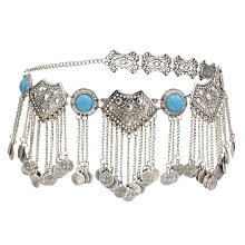 民族風腰飾鍍金鑲鉆合金鏤空花朵錢幣流蘇腰鏈束腰多款漢服腰飾【推薦款】 歷史價格詳細信息