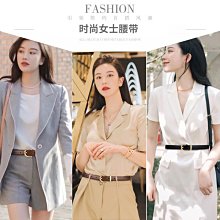 女士皮帶真皮百搭黑色牛仔褲帶2022新款簡約復古銀扣細腰帶高級感大衣腰帶-促銷 歷史價格詳細信息