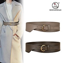 腰封 腰帶 真皮腰封女士寬腰帶裝飾西裝配連衣裙子收腰時尚百搭ins風潮黑色 百搭腰帶-寶島百貨 歷史價格詳細信息