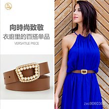 腰帶 女生皮帶 腰封 珍珠水鑽針釦皮帶  腰帶 花貓咪 女生皮帶 腰帶 腰封 腰繩 腰鍊 歷史價格詳細信息