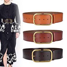 腰封 腰帶 真皮腰封女士寬腰帶裝飾西裝配連衣裙子收腰時尚百搭ins風潮黑色 百搭腰帶-寶島百貨 歷史價格詳細信息