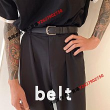 褲帶男潮年輕人時尚2023新款牛仔褲腰帶黑色針扣式皮帶男士高級感-沐雨家居 歷史價格詳細信息