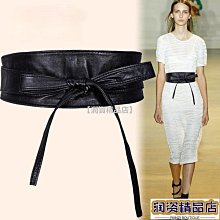 腰封 腰帶 時尚寬腰帶女裝飾毛衣風衣大衣簡約百搭黑色寬皮帶束腰外搭寬腰封 皮帶腰封-寶島百貨 歷史價格詳細信息