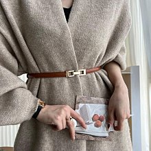 女士時尚腰帶連衣裙收腰毛衣西裝襯衫搭配細腰帶女裝飾百搭小皮帶 歷史價格詳細信息