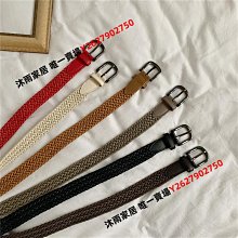 韓版復古女士皮帶細百搭簡約休閑牛仔褲腰帶配連衣裙襯衫外套夏季-沐雨家居 歷史價格詳細信息