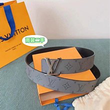 LV 路易威登 INITIALES黑灰老花 4CM 男生皮帶 腰帶 M0157 歷史價格詳細信息