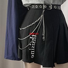 暗黑系 朋克風 韓版針扣皮帶 單孔雙孔鉚釘腰帶鏈條皮帶  歐美搖滾圓圈鏈條 全是孔的皮帶女簡約百搭朋克風 凹造型褲（滿599元免運） 歷史價格詳細信息