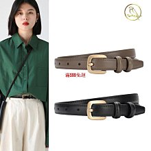 腰帶女細牛仔褲帶時尚百搭真皮ins風西褲高級感黑色皮帶2022新款大衣腰帶-促銷 歷史價格詳細信息