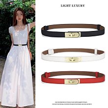 皮帶女款真皮裝飾腰帶女士2022新款西裝牛仔褲帶百搭連衣裙子配飾大衣腰帶-促銷 歷史價格詳細信息
