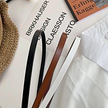 細腰帶女真皮配西裝百搭裝飾連衣裙子高級感2022新款黑色大衣皮帶大衣腰帶-促銷 歷史價格詳細信息