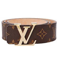 LV INITIALES 40MM 老花 字紋 帆布 金釦 腰帶 M9608V 現貨 價格比較,價格查詢,歷史價格詳細信息