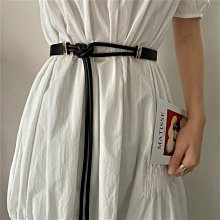 夏季細腰帶女真皮裝飾西裝ins配連衣裙子襯衫收腰時尚牛仔褲皮帶大衣腰帶-促銷 歷史價格詳細信息